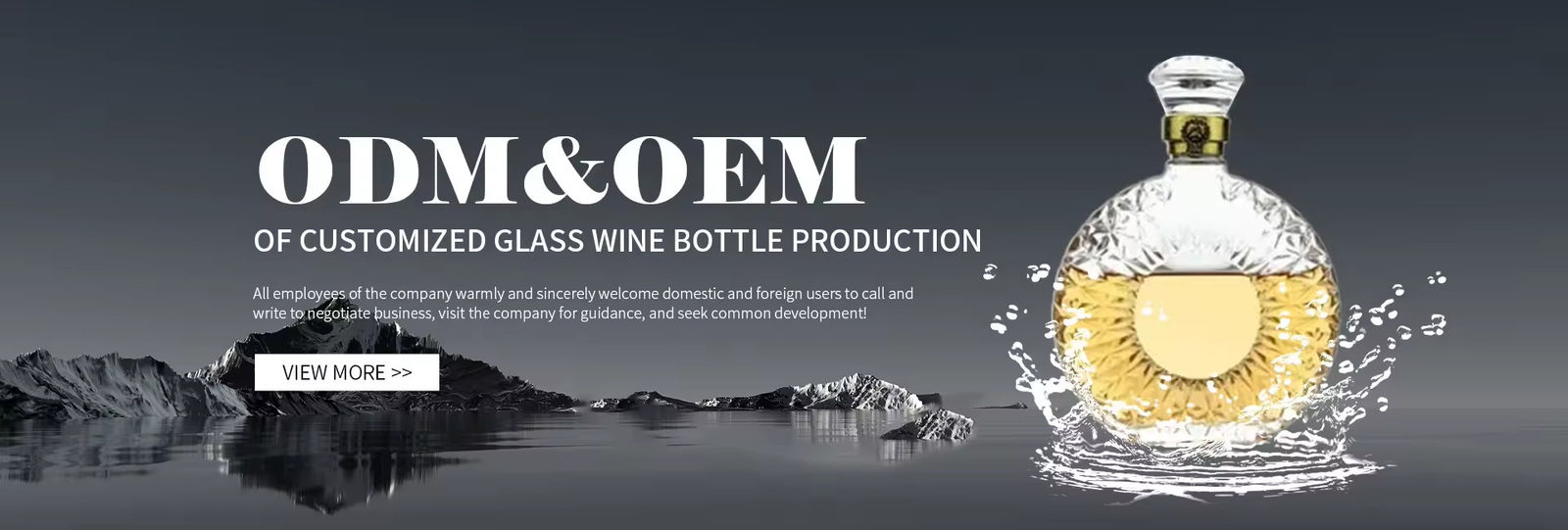 Whiskyglasflasche