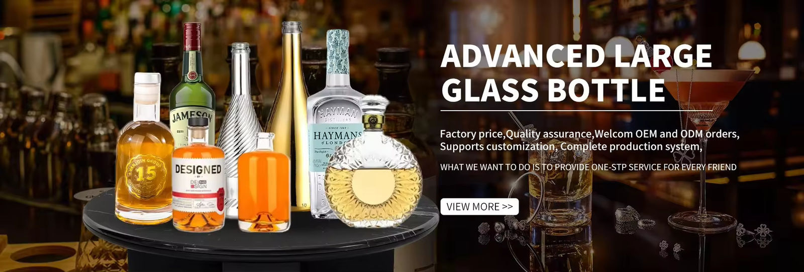 Flasche aus Brandy